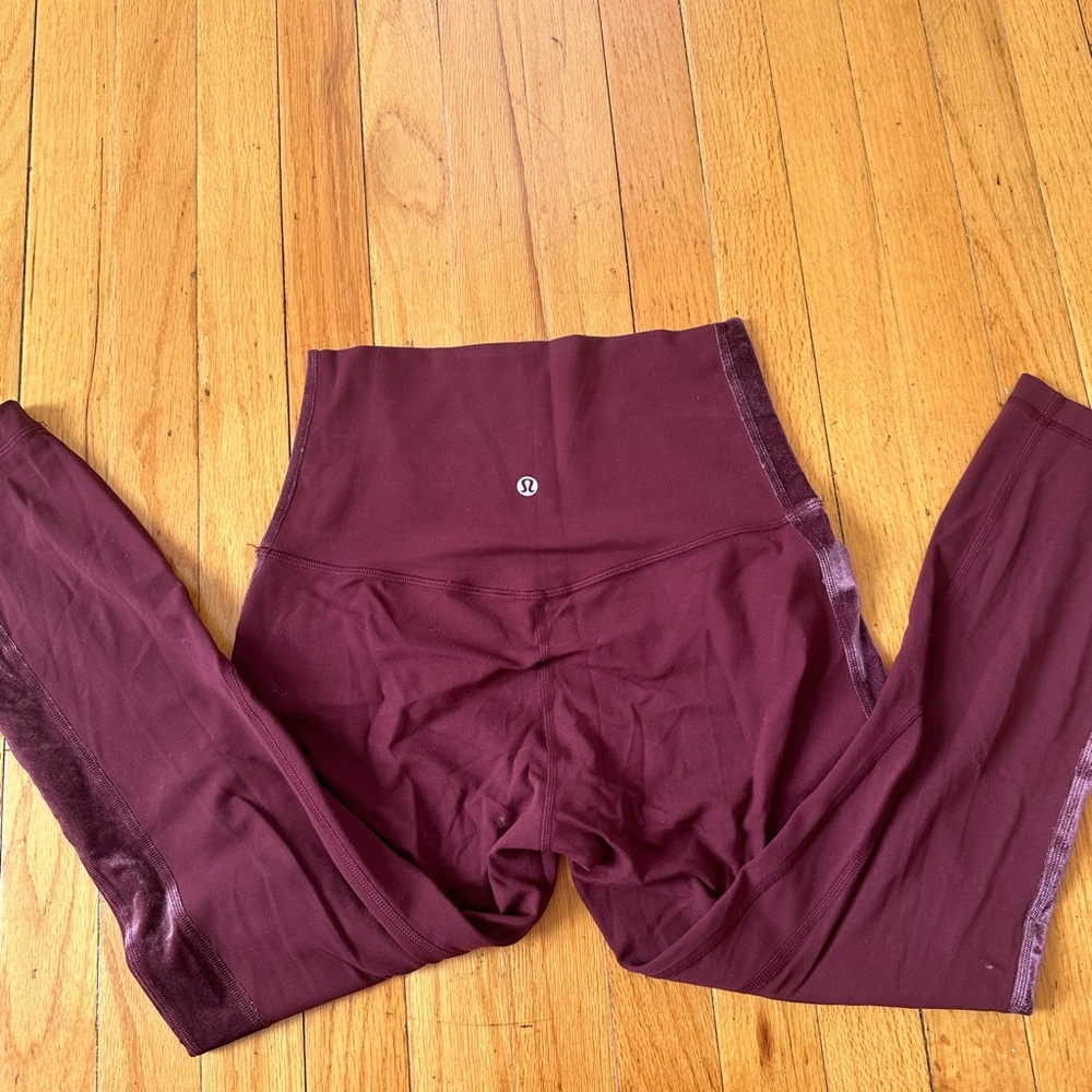 lululemon athletica Align Burgundy Leggings